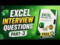 Excel Interview Complete Guide Part-3 🚀 | Beginner to Advanced | The Coding Box