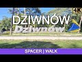 Dziwnów - Poland, walking in Dziwnów | 4K