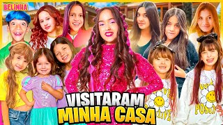 VÁRIOS YOUTUBERS VISITARAM A MINHA CASA - YOUTUBERS NA CASA DA BELINHA