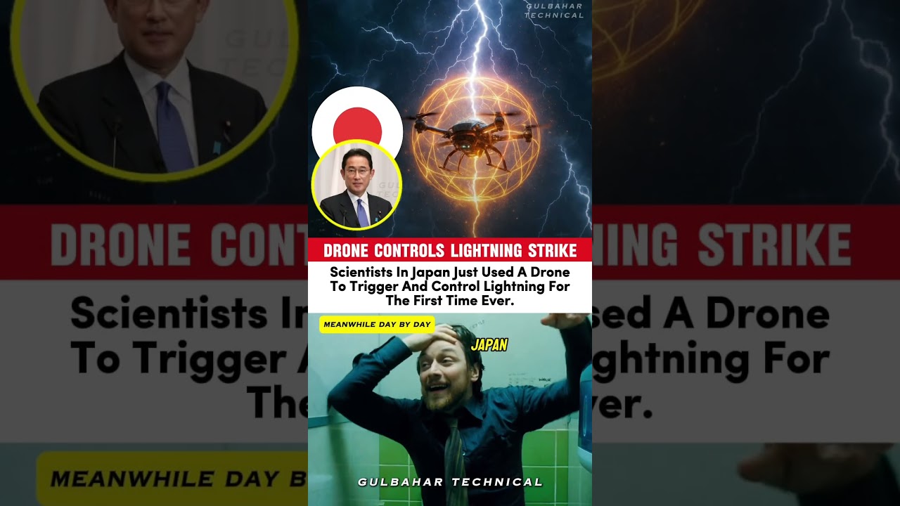 Japanese Scientists Control Lightning with Drones ⚡🛸🇯🇵