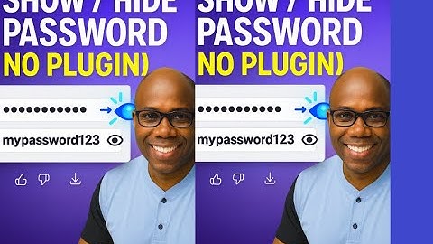 How to Create a Show/Hide Password in Bubble.io (No Plugin Needed)
