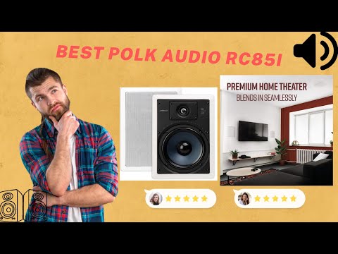 💙🔆Polk Audio RC85i in-wall and in-ceiling speakers Perfect for Damp and Humid Indoor/Outdoor