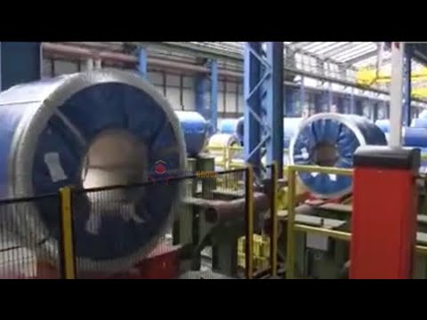 Cold roll steel coil packaging steps