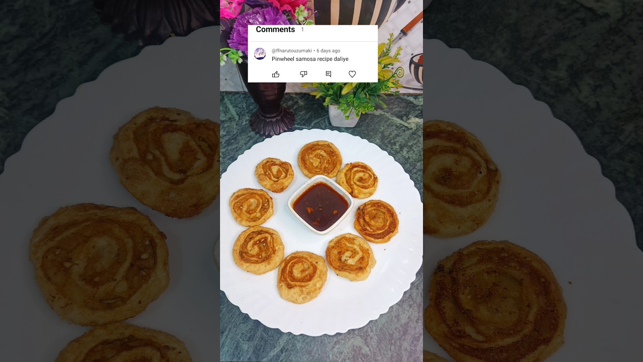 pinwheel samosa recipe 😋😋