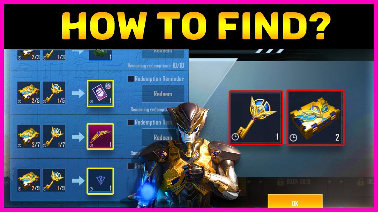 How To Find Pharaoh Crate And Key In Pubg Mobile Get Free Pharaoh
