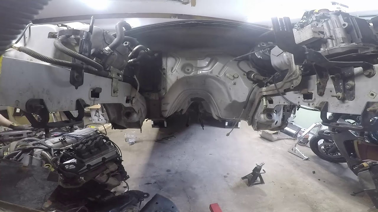 96 Camaro Engine Install - YouTube