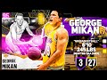 PINK DIAMOND GEORGE MIKAN GAMEPLAY! WAS HE WORTH GRINDING FOR? NBA 2k21 MyTEAM
