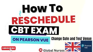 How To Reschedule Your CBT Exam on Pearson Vue | Change Date | Test Venue