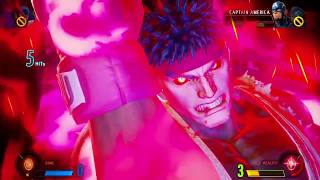 Ryu & Zero Very Hard Arcade Mode | Marvel vs Capcom Infinite
