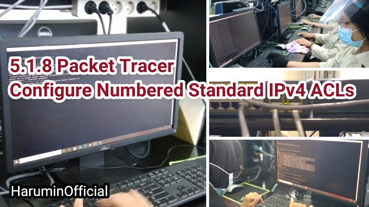 5.1.8 Packet Tracer - Configure Numbered Standard IPv4 ACLs - YouTube