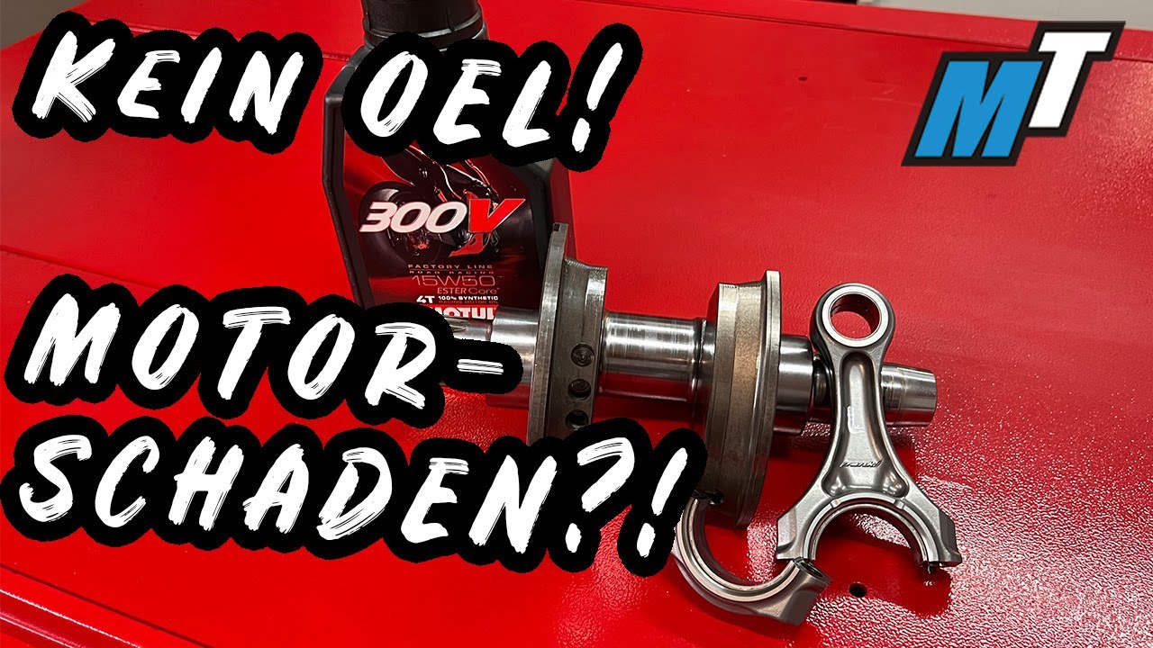Motorschaden durch Ölmangel | Lager und Öl | Technik Analyse | MototechDE