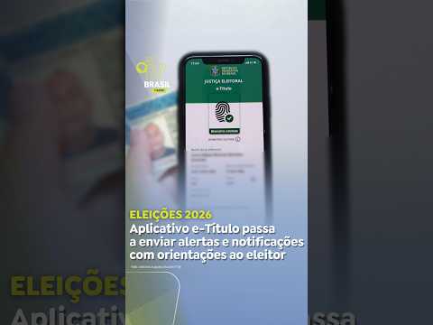 Aplicativo e-Título passa a enviar alertas e notificações com orientações ao eleitor