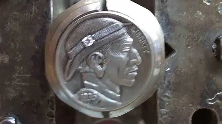 Hobo Nickel With Diamond set in it. Carved By Keit...