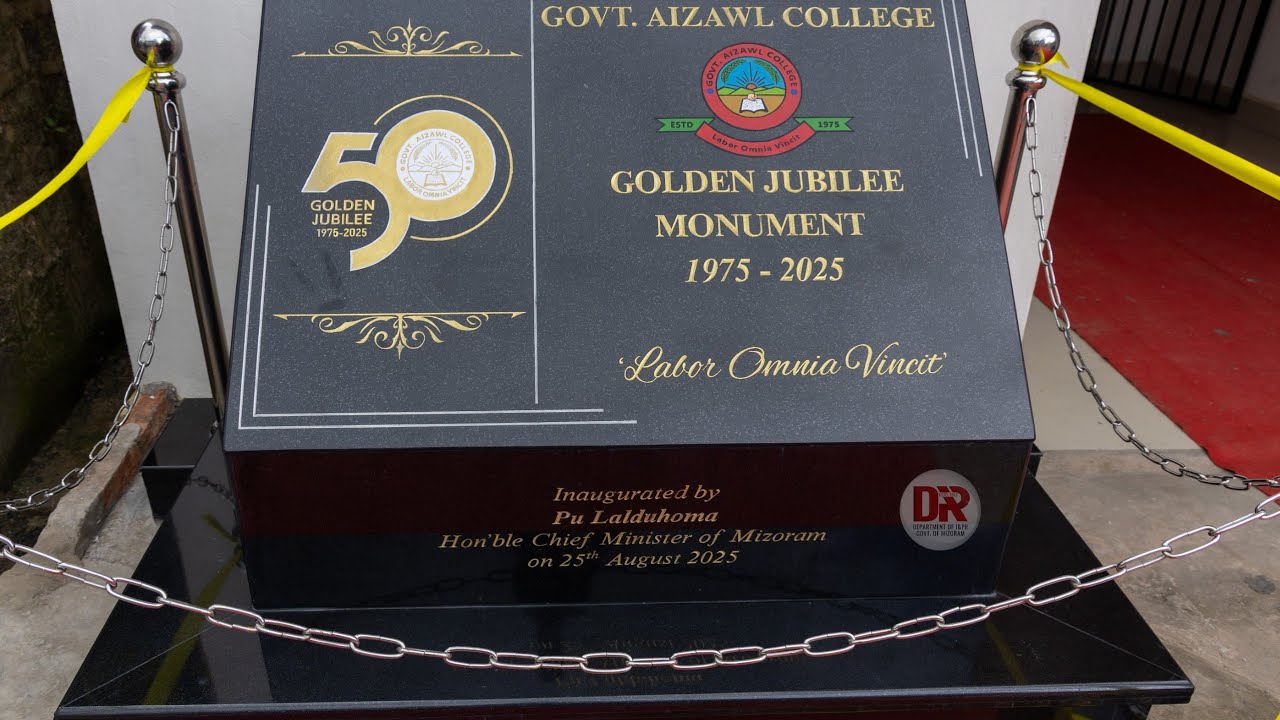 CM Thusawi | Govt. Aizawl College Golden Jubilee 