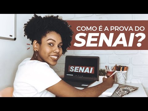 Como é a prova do SENAI para cursos técnicos (SPOILER COMPLETO)