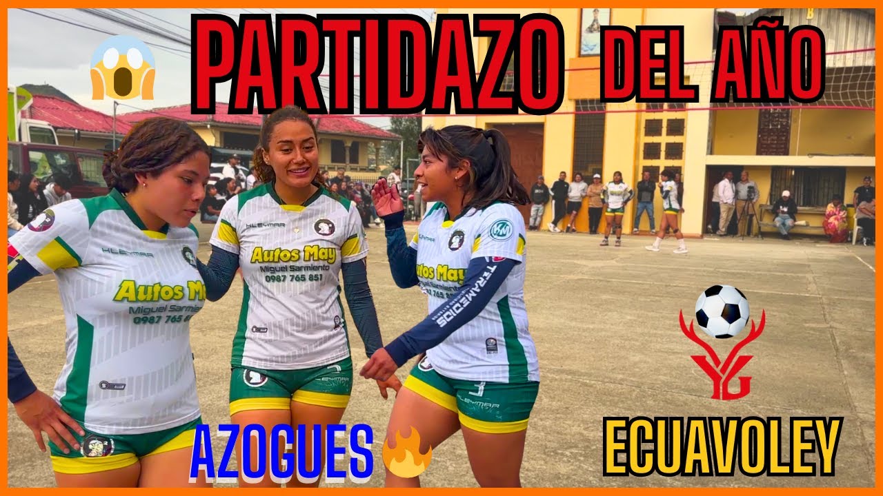 😱 AZOGUES - Bellavista vivió el PARTIDAZO del año | ECUAVOLEY Mujeres vs Hombres 🏐
