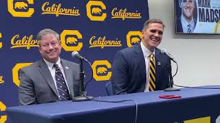 Full press conference with new Cal basketball coach Mark Madsen