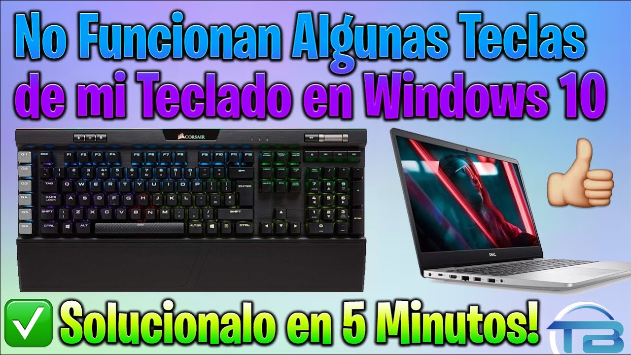 NO FUNCIONAN ALGUNAS TECLAS DE MI TECLADO EN 10 ⌨️ Solucionar errores de y Laptops - YouTube