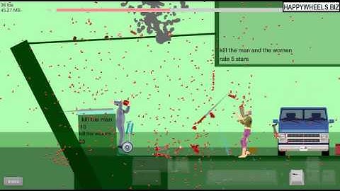 Level Knife - Happy Wheels Game - Level Walkthrough