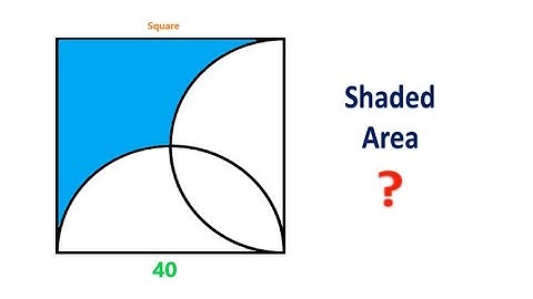 Find Shaded Area.|| For Olympiad Practice.