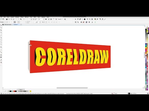 3D Perspective Typography in CorelDRAW | Text Effects Tutorial | 3d Logo Design Using CorelDRAW