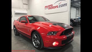 2010 Ford Shelby GT500 SOLD SOLD SOLD Low Kms Canadian Car Supercharged Munro Motors