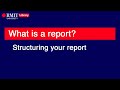 What is a report?