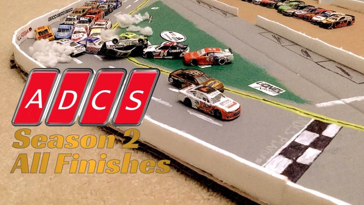 Adidas Cup Series Season 2: All Finishes //NASCAR Stop-Motion//