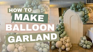 Balloon Garland Tutorial I New Year New Shapes?? | How to | DIY