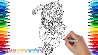 How to Draw Super Saiyan Goku Dragon Ball | Drawing Coloring Pages for Kids How to Draw Super Saiyan Goku Dragon Ball | Drawing Coloring Pages for Kids