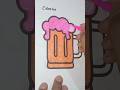 Beer Mug Coloring #asmr  #satisfying  #relaxing  #shorts  #viralshorts