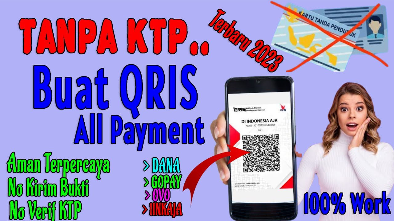Cara Mudah Buat QRIS All Payment Gratis || Bisa Nerima Pembayaran dari