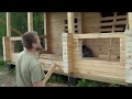 Видео строительство дома из профбруса под проект, в чашу, домокомплект  Нижний Новгород