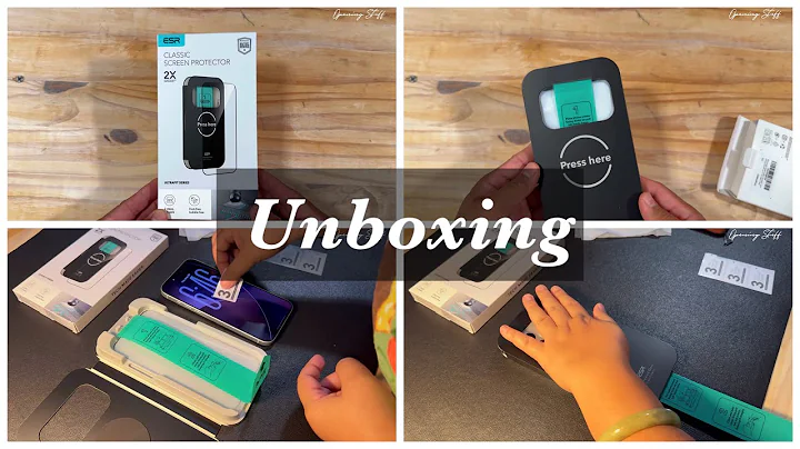 Unboxing & Installing ESR Screen Protector for iPhone 17 Pro Max!