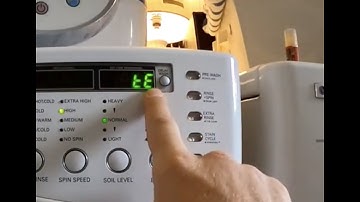 LG washer te error fix (thermistor replace)