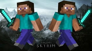 Обзор мода "Skyrim" на Minecraft