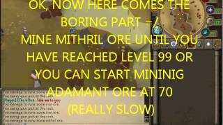 RS3- RSPS- 99 MINING AND SMITHING GUIDE