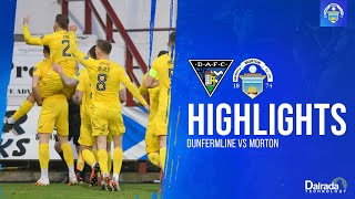 Dunfermline Athletic vs Greenock Morton | cinch Championship | Match Highlights