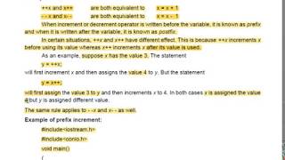 Increment and Decrement Operators || Types of Operators Part 3