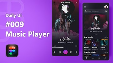 Daily UI Design Challenge | Day - 09 | Music Player