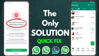Download Lagu You need the Official Whatsapp to Login Problem New Solution | Whatsapp Login Problem Solution 2025 MP3 Download Lagu You need the Official Whatsapp to Login Problem New Solution | Whatsapp Login Problem Solution 2025 MP3