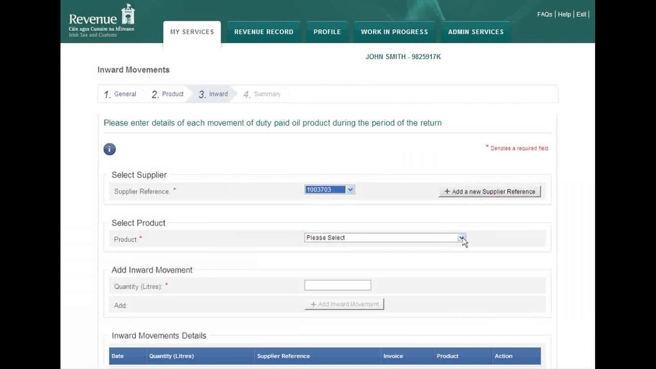 Filing a ROM1 Return   Forecourt Retailer