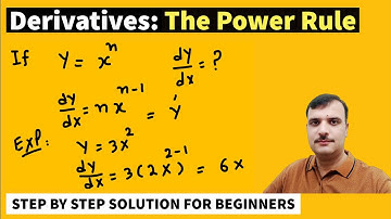 Rules of Differentiation/Derivative: The Power Rule