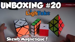 UNBOXING #20 - Magnetic Skewb, 1x3x3 ! | LighTake.com