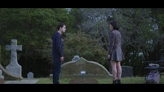 Clay took courtney on Hannah's Graveyard. 13 Reasons Why season1.