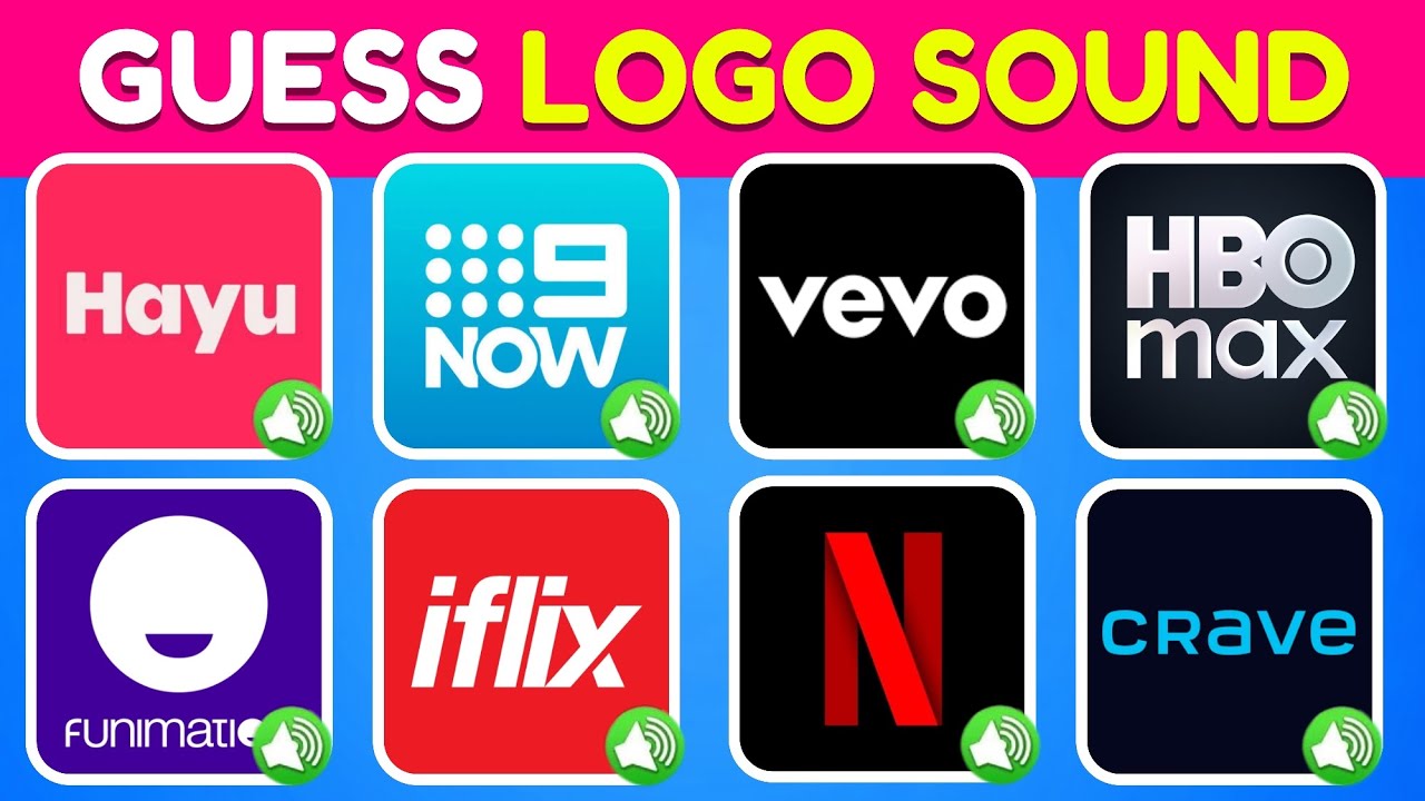 Guess The Streaming Logo Sound 🎬🔊 | Hayu, Funimation, Netflix, Crave