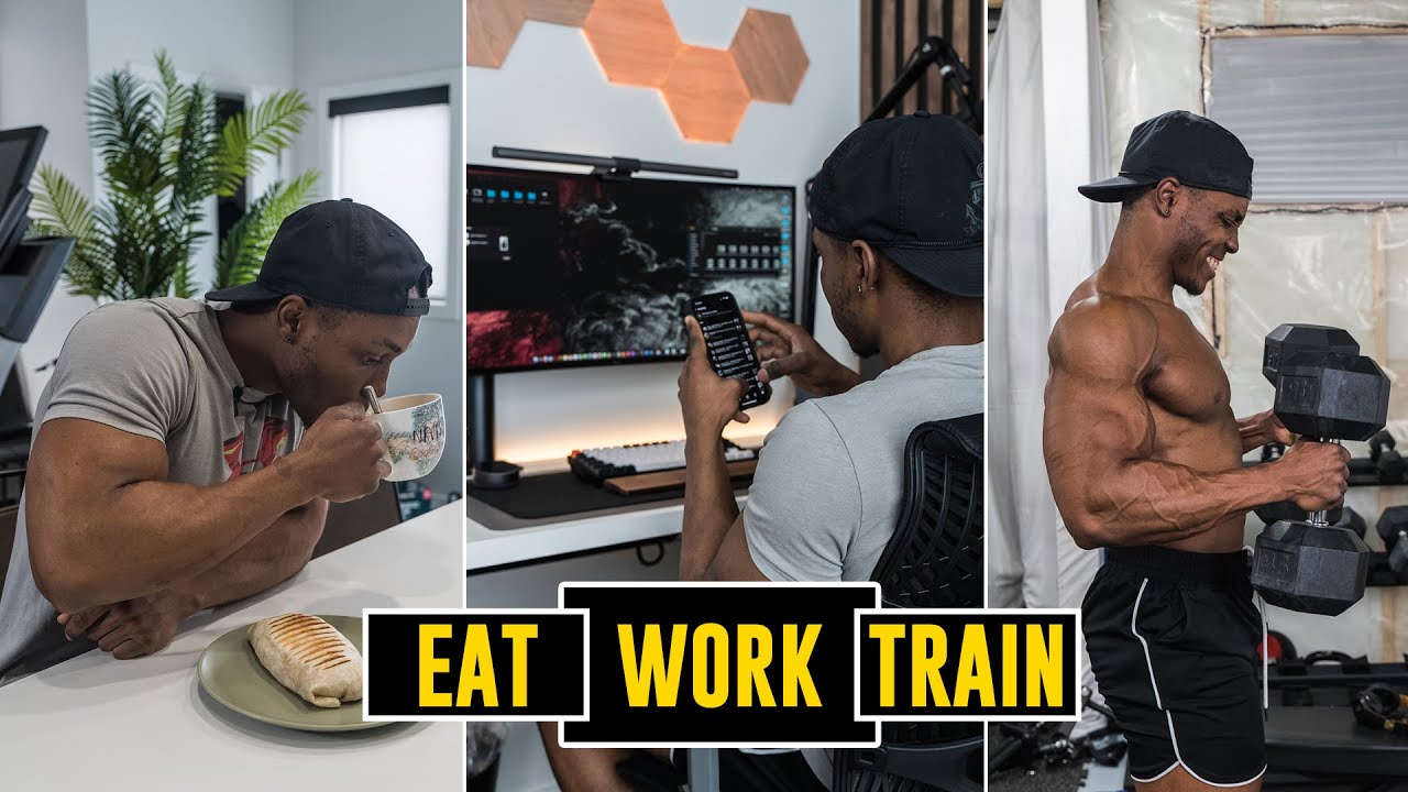 Productive day in the life at Home | Full day of eating & training ...