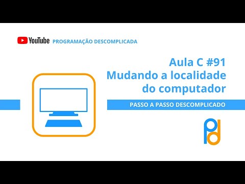 Linguagem C | Aula 91 - Mudando a localidade do computador