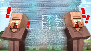 ЧТО НАПУГАЛО ЖИТЕЛЕЙ В МАЙНКРАФТ 100% троллинг ловушка minecraft