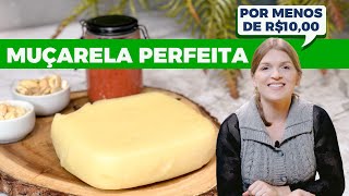 Aprenda a fazer seu Queijo Muçarela Caseiro sem leite, por menos de R$7,00